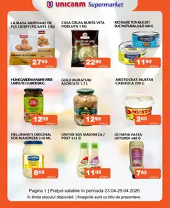Ofertele Unicarm valabile de la 23.04.2026
