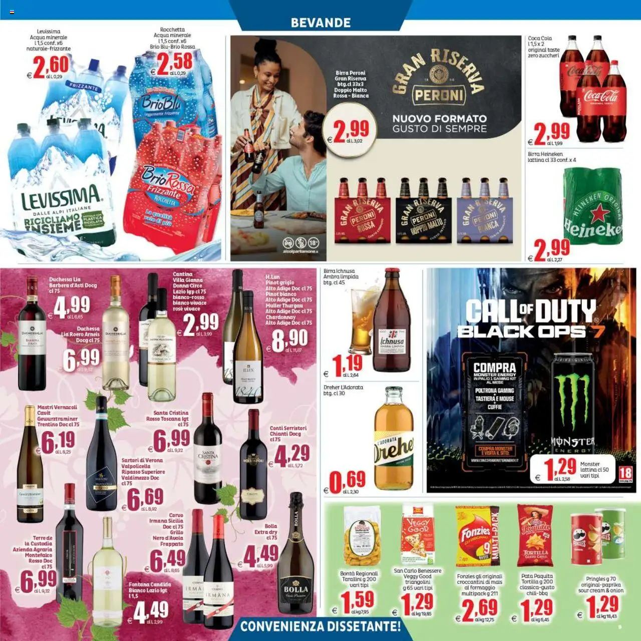 Volantino Elite Supermercati del 17.10.2025 | Pagina: 9 | Prodotti: Acqua, Formaggio, Mais, Acqua minerale