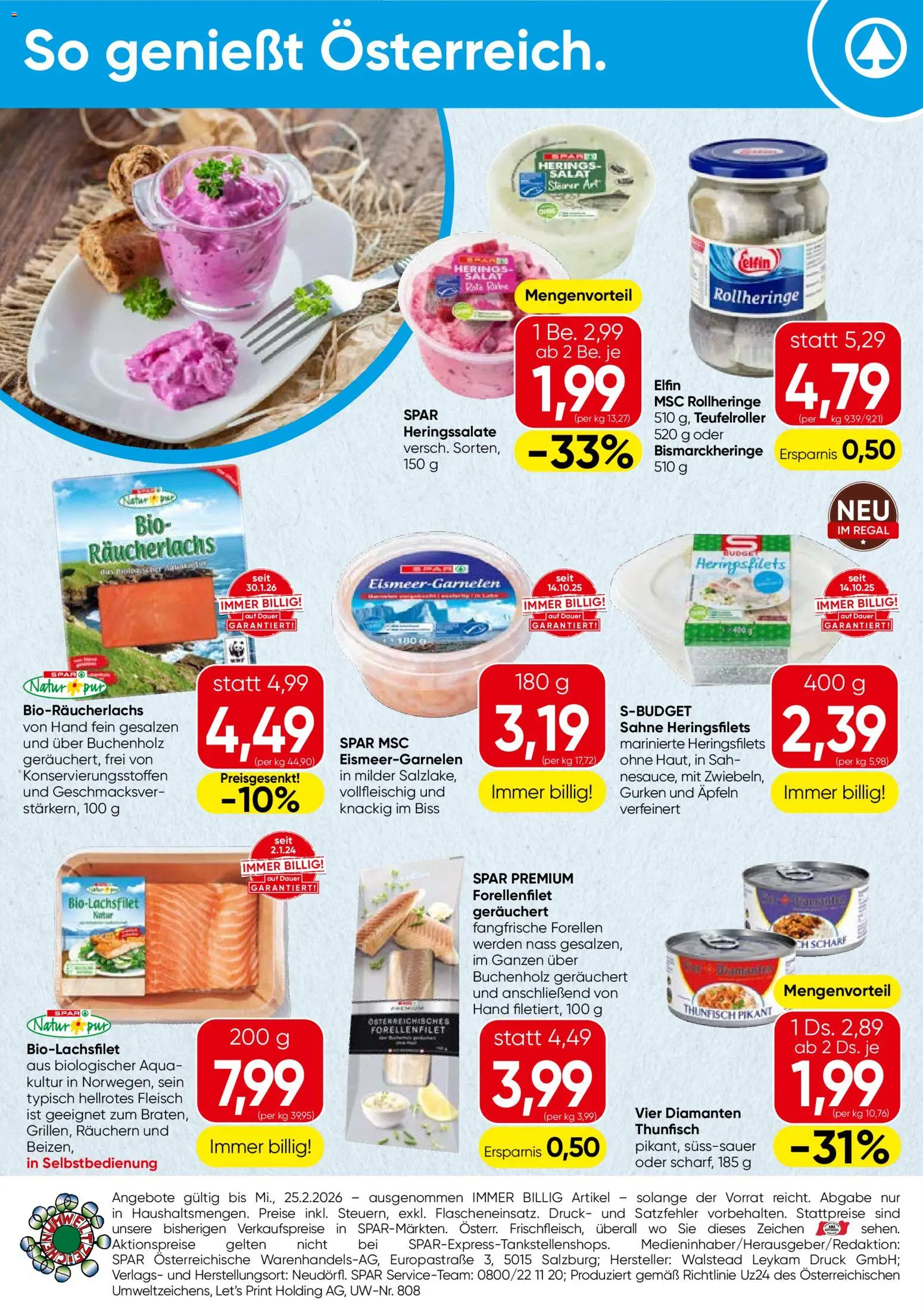 Spar Fasching - Burgenland gültig ab 05.02.2026 | Seite: 4 | Produkte: Sahne, Gurken, Salat, Regal