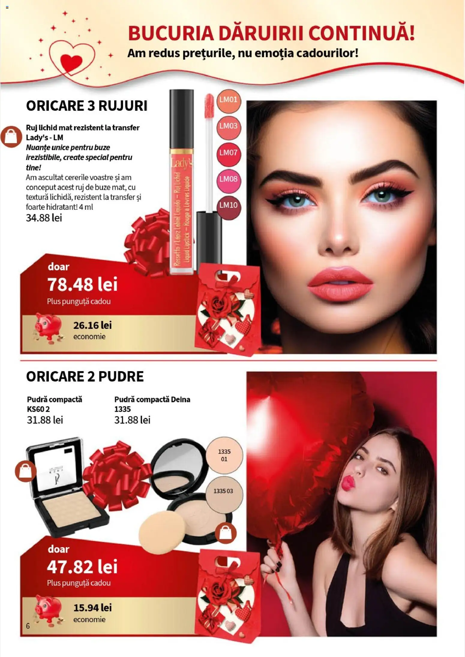 Noul catalog Lady’s – valabil de la 05.01.2026 | Pagină: 8 | Produse: Pudră, Ruj