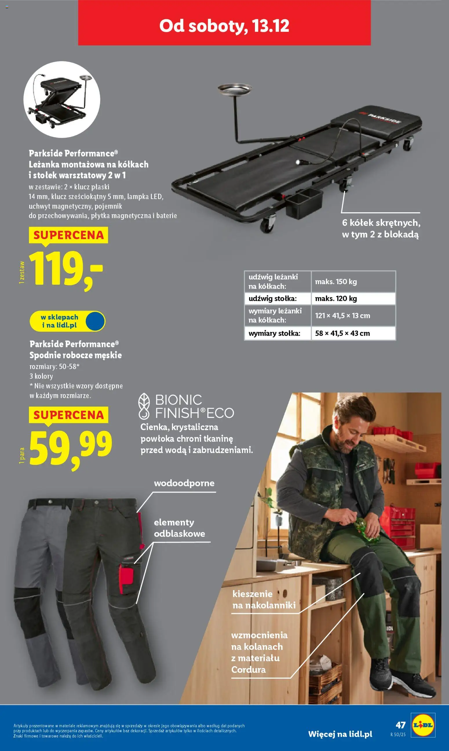 Lidl Katalog od 08.12.2025 | Strona: 55 | Produkty: Spodnie, Baterie, Woda