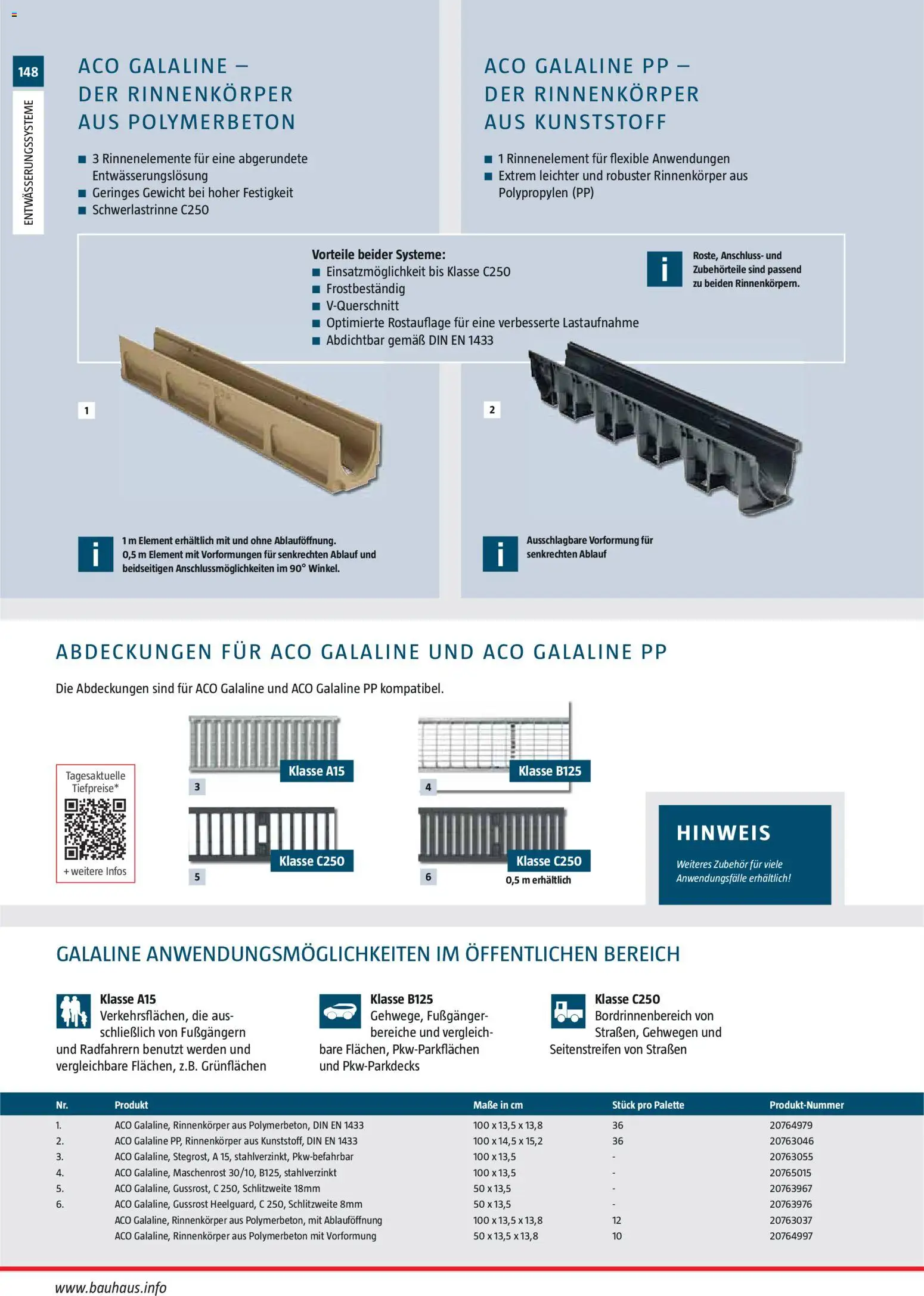 Bauhaus Gartenbaumaterialien 2026 – gültig ab 02.03.2026 | Seite: 148 | Produkte: Gewicht