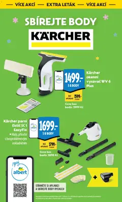 Náhled letáku Albert leták - Hypermarket od 07.04.2026 | Strana: 50 | Produkty: Kärcher, Parní čistič, Vysavač, Body