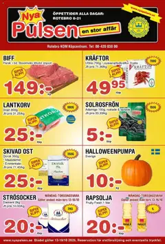 Nya Pulsen - erbjudanden - Förhandsvisning av reklamblad från butik Nya Pulsen aktuell från 13.10.2025