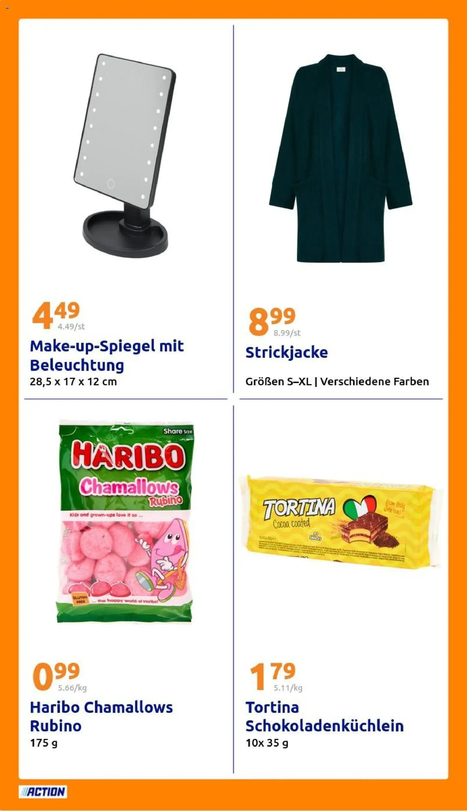 Action Prospekt – gültig ab 05.11.2025 | Seite: 20 | Produkte: Haribo, Strickjacke
