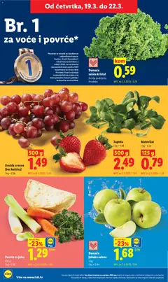 Domaća salata kristal, Salata kristal - Pregled kataloga iz trgovine Lidl, vrijedi od 16.03.2026 | Stranica: 52