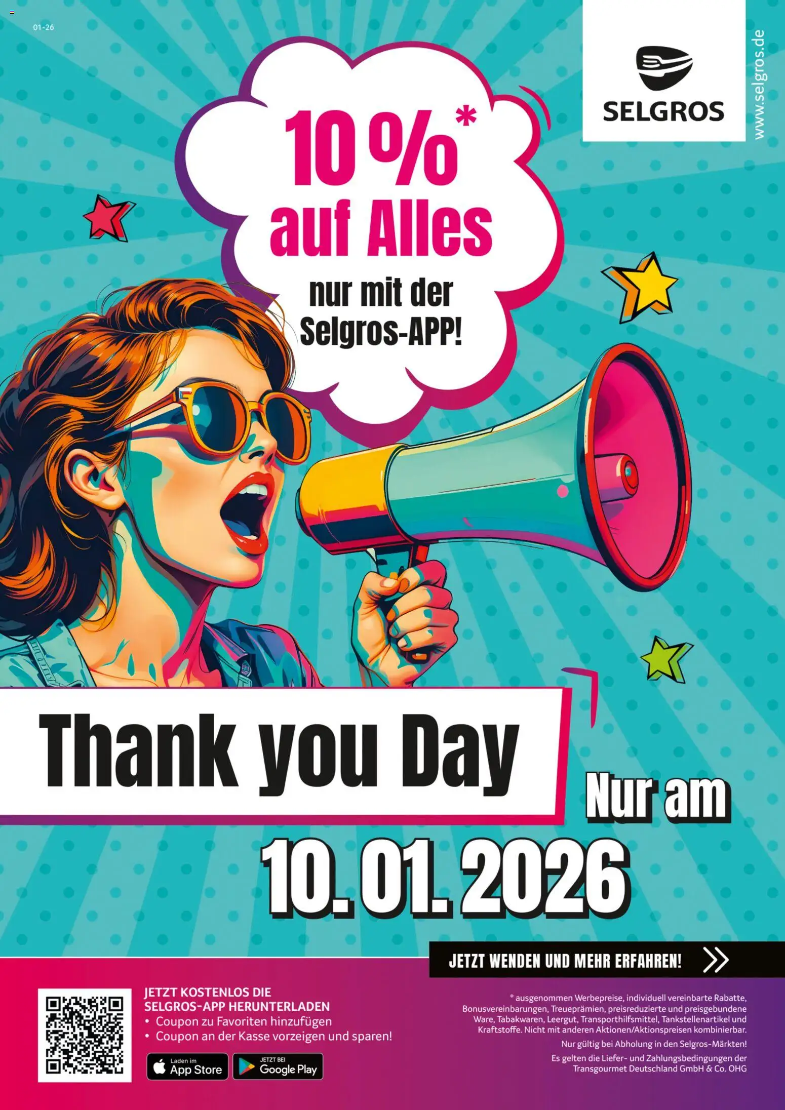 Selgros - Thank You Day – gültig ab 10.01.2026 | Seite: 1