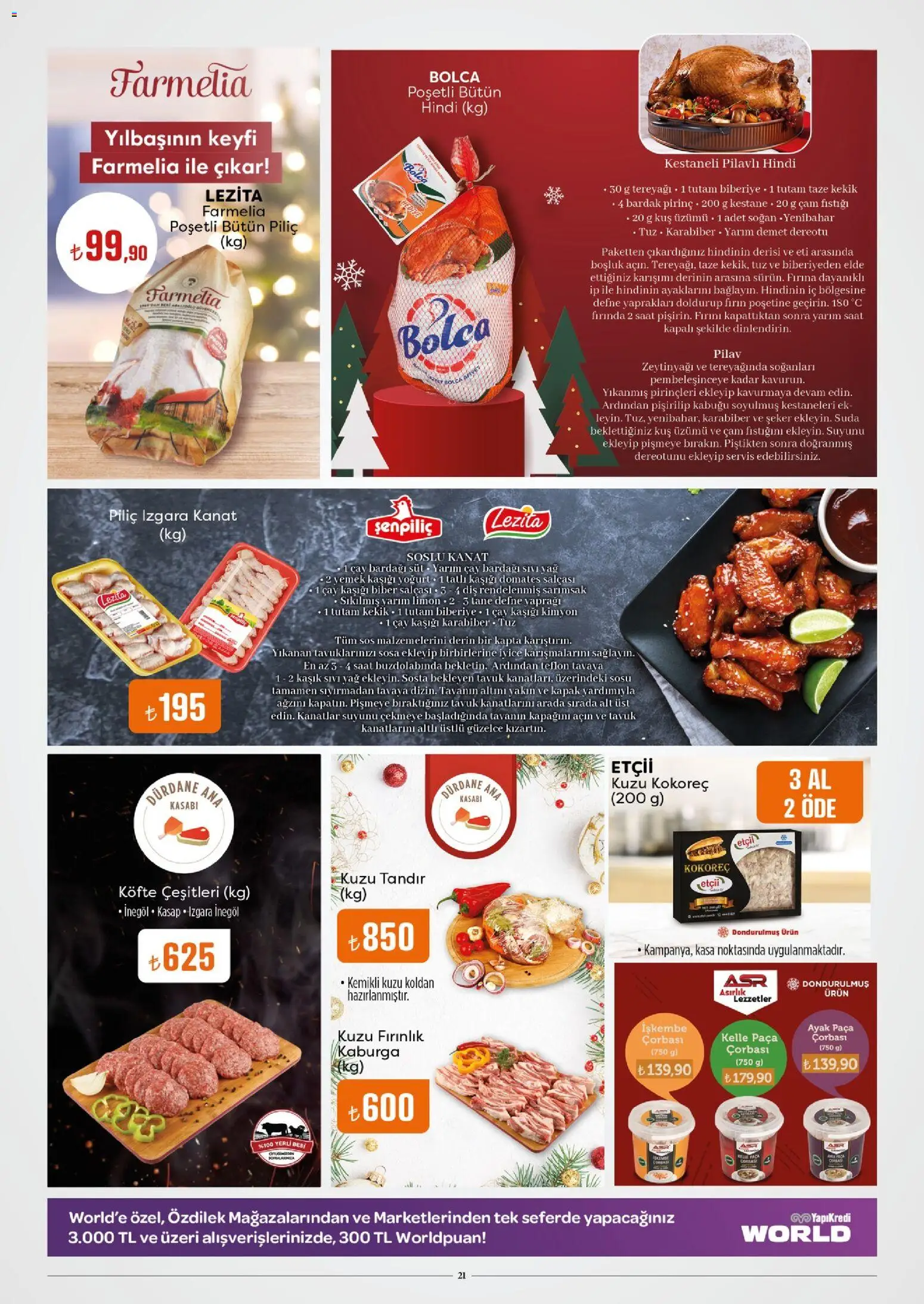 Özdilek Katalog - 17.12.2025 tarihinden itibaren geçerlidir | Sayfa: 21 | Ürünler: Sıvı yağ, Karabiber, Kekik, Çay bardağı