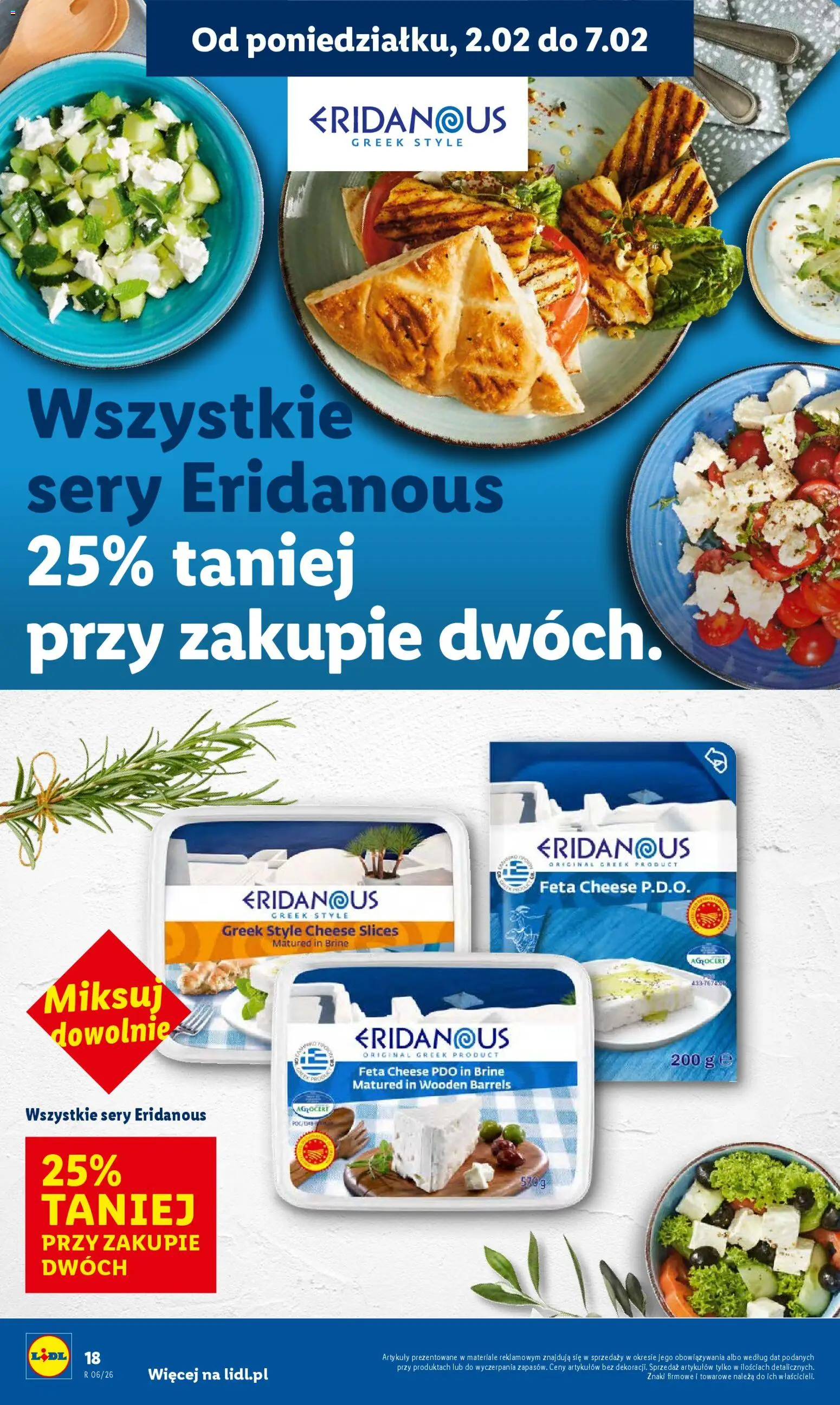 Lidl Gazetka od 02.02.2026 | Strona: 18 | Produkty: Sery