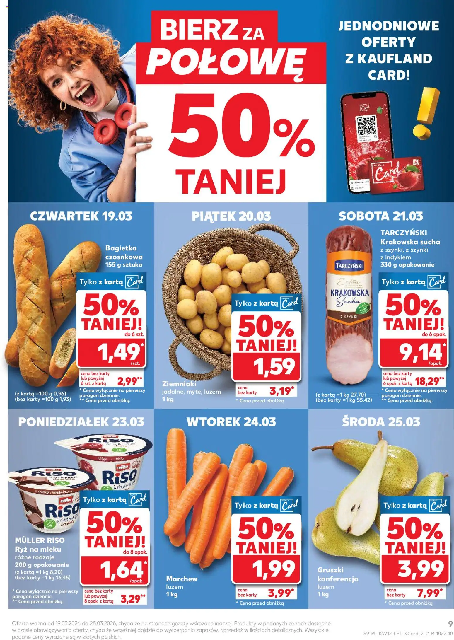 Kaufland Polsko leták od 19.03.2026 | Strana: 9 | Produkty: Karty