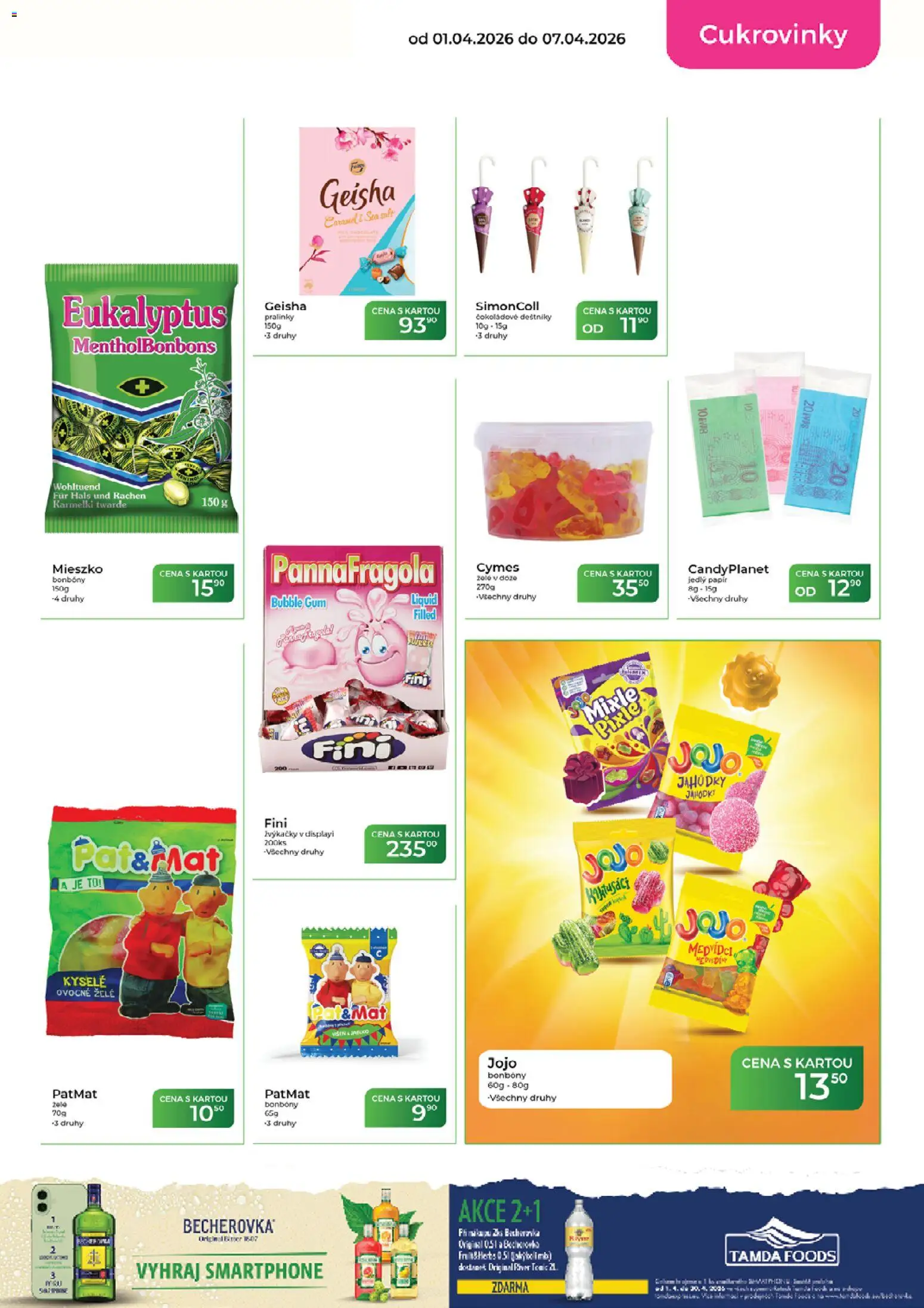 Tamda Foods leták od 01.04.2026 | Strana: 29 | Produkty: Bonbóny, Eukalyptus, Smartphone, Geisha