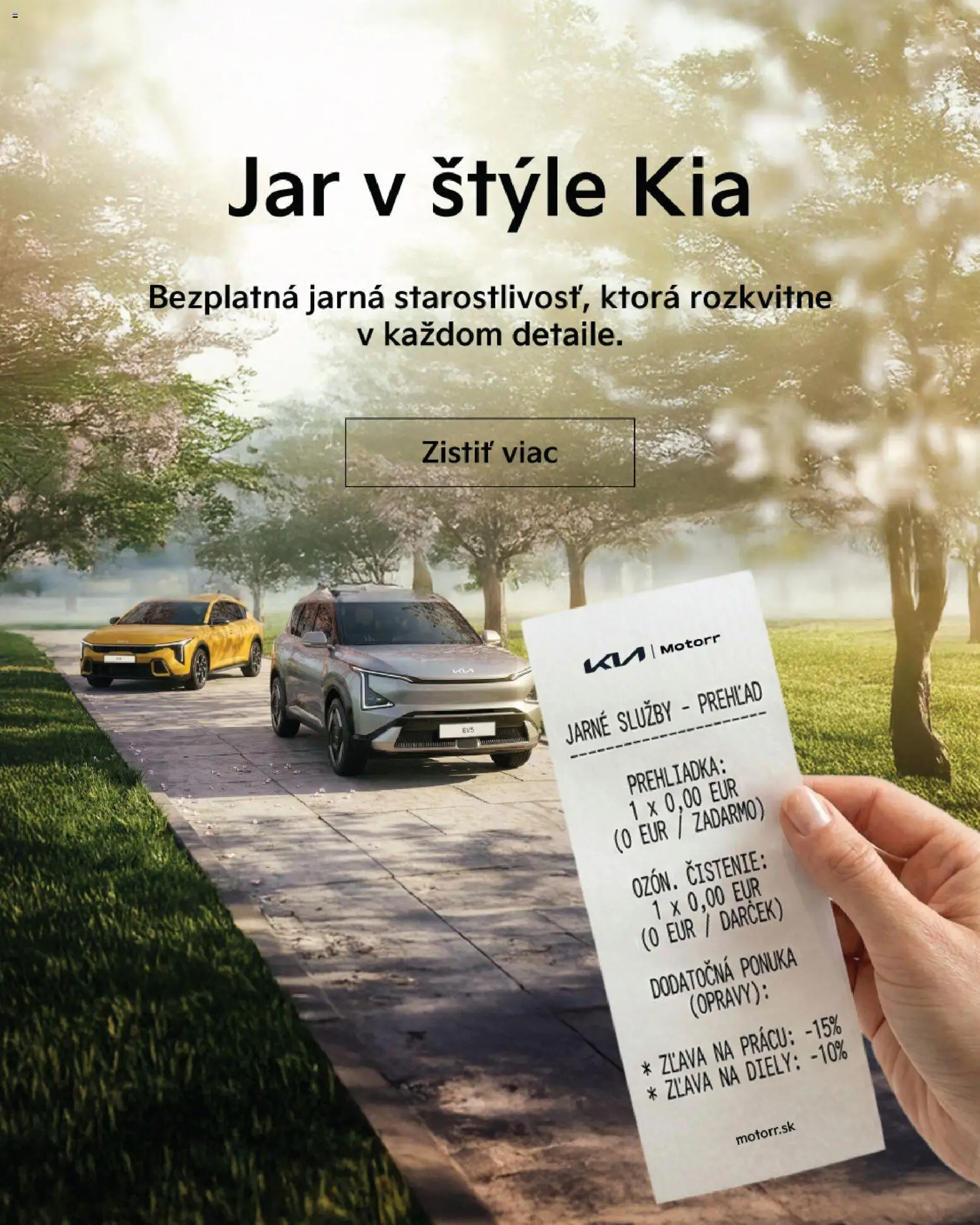 Nové Motorr Martin, s.r.o. akcie – leták je platný od 24.04.2026 | Strana: 1 | Produkty: Jar