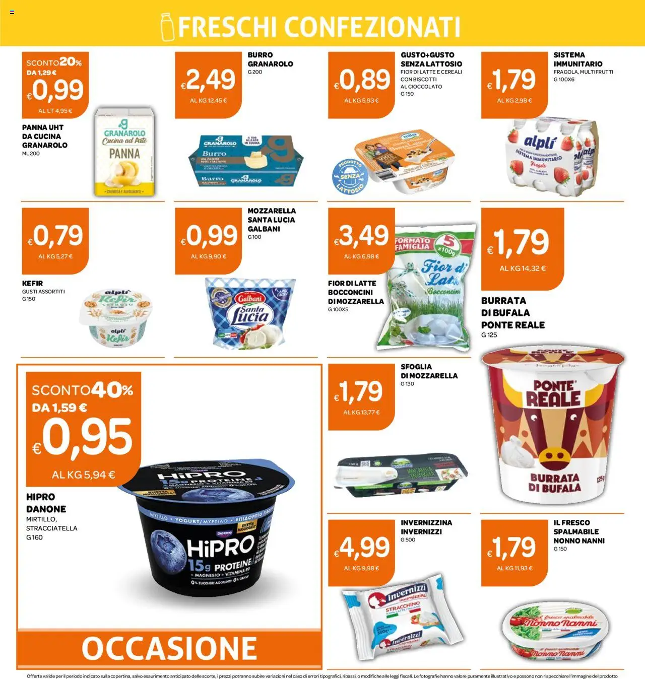Volantino Ekom del 12.08.2025 | Pagina: 8 | Prodotti: Cereali, Biscotti, Latte, Burro