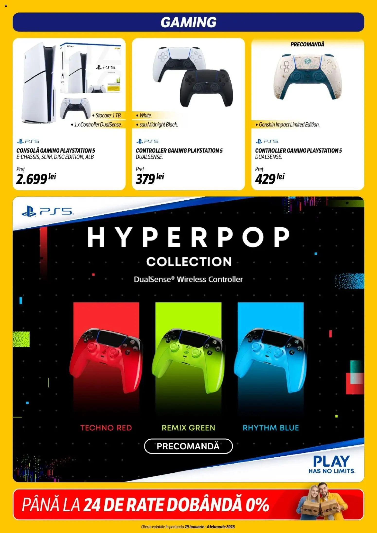 Noul catalog Flanco – valabil de la 29.01.2026 | Pagină: 9 | Produse: Playstation, Disc, Peluş Köpek Yatağı