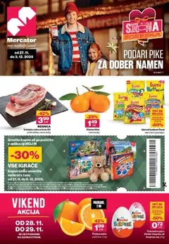 Mercator katalog akcije – veljaven od 27.11.2025