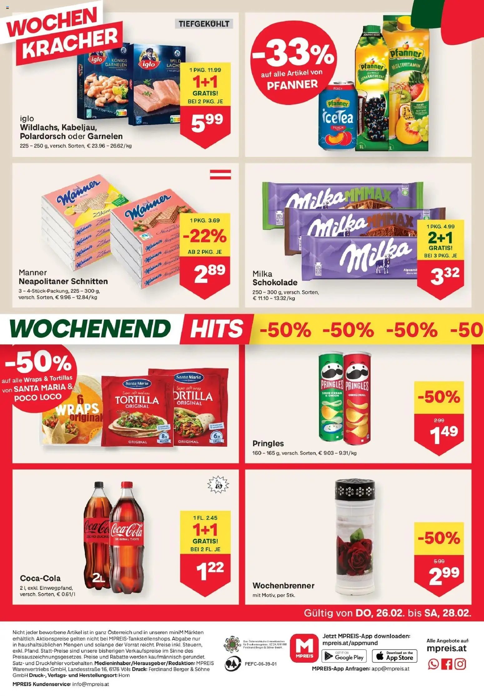 MPREIS St.Gallenkirch gültig ab 26.02.2026 | Seite: 12 | Produkte: Zitrone, Schokolade, Papier blanc