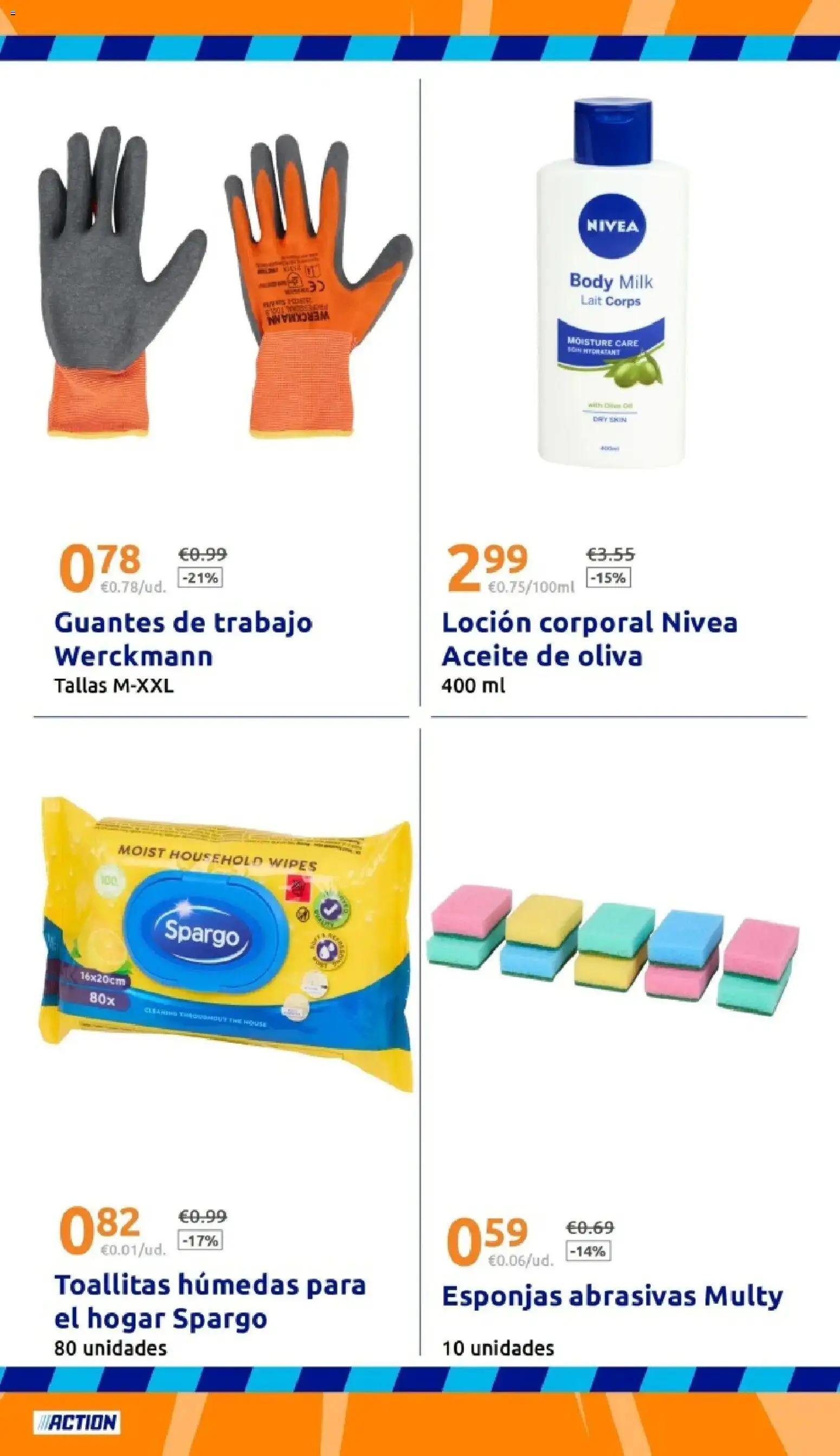 Action - Precios extremadamente bajos │ válido desde el 31.12.2025 | Página: 20 | Productos: Loción corporal, Aceite, Guantes, Body