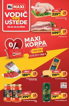 Maxi katalog - pregled Maxi kataloga - važi od 06.11.2025