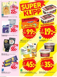 ICA Supermarket reklamblad aktuell från 07.07.2025 | Sida: 8 | Produkter: Galler, Coca cola, Ost, Tuggummi