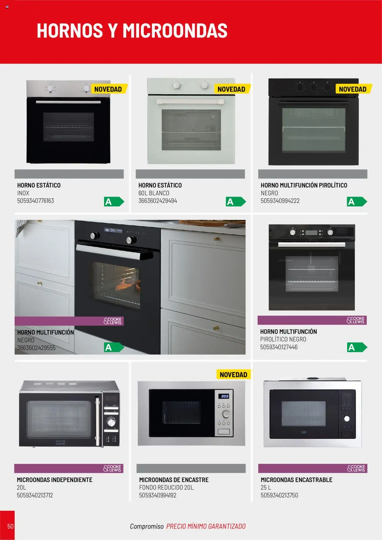 Brico Depôt Cocinas │ válido desde el 01.04.2025 | Página: 50 | Productos: Horno