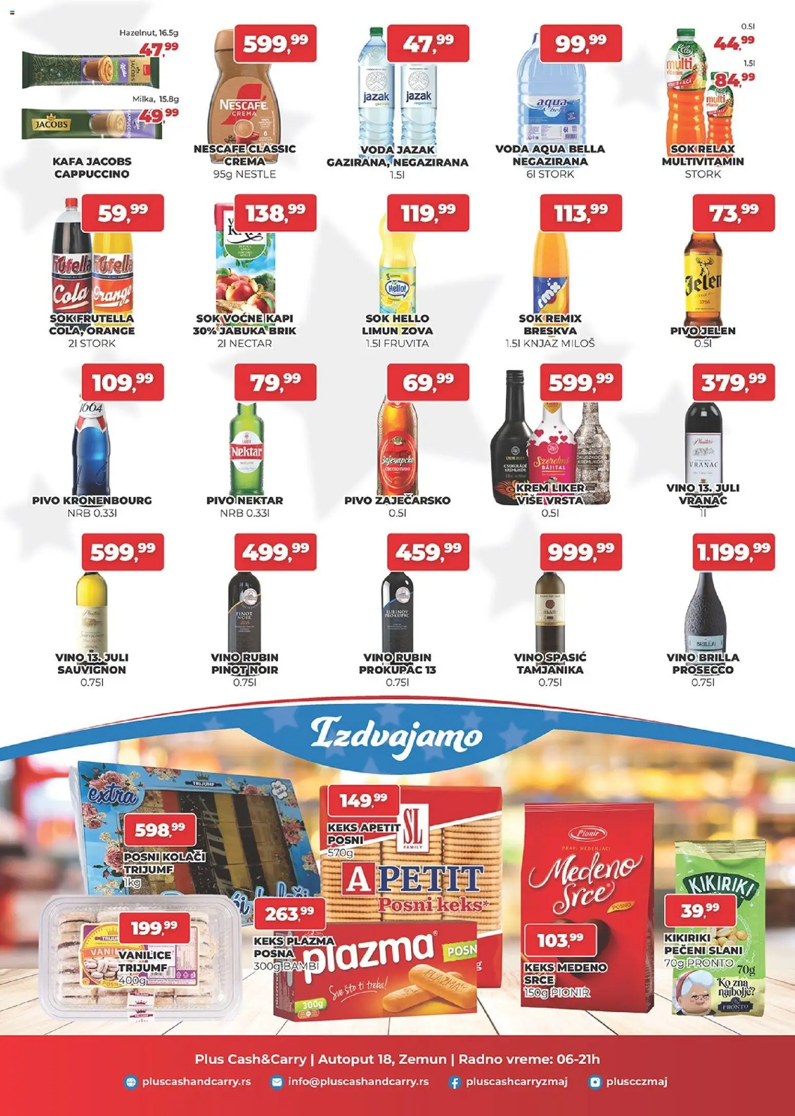 Plus Cash & Carry katalog - važi od 27.02.2026 | Strana: 3 | Proizvode: Keks, Voda, Medenjaci, Nescafé