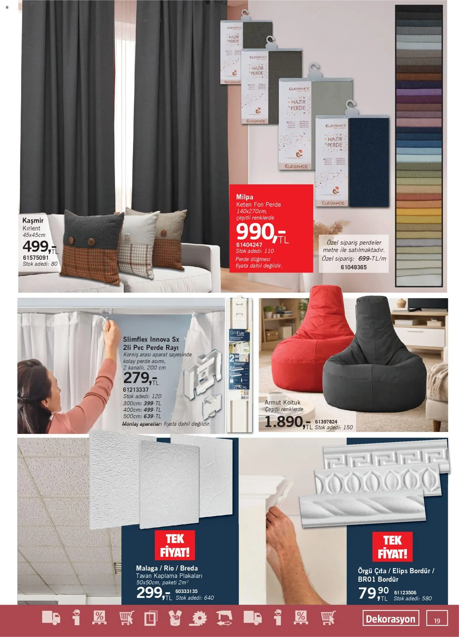 Bauhaus Katalog - 28.03.2026 tarihinden itibaren geçerlidir | Sayfa: 19 | Ürünler: Koltuk, Armut, Perde