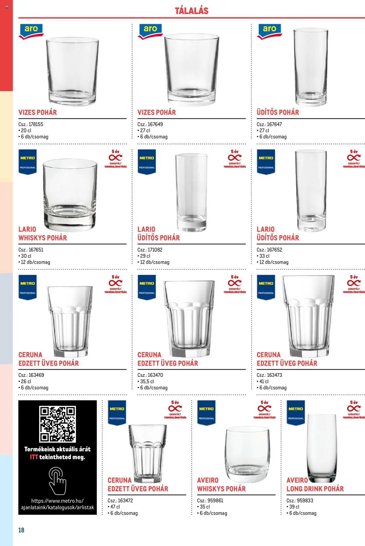 Metro akciós ujság - amely érvényes a következő dátumtól: 17.02.2025 | Oldal: 18 | Termékek: Whisky, Pohár