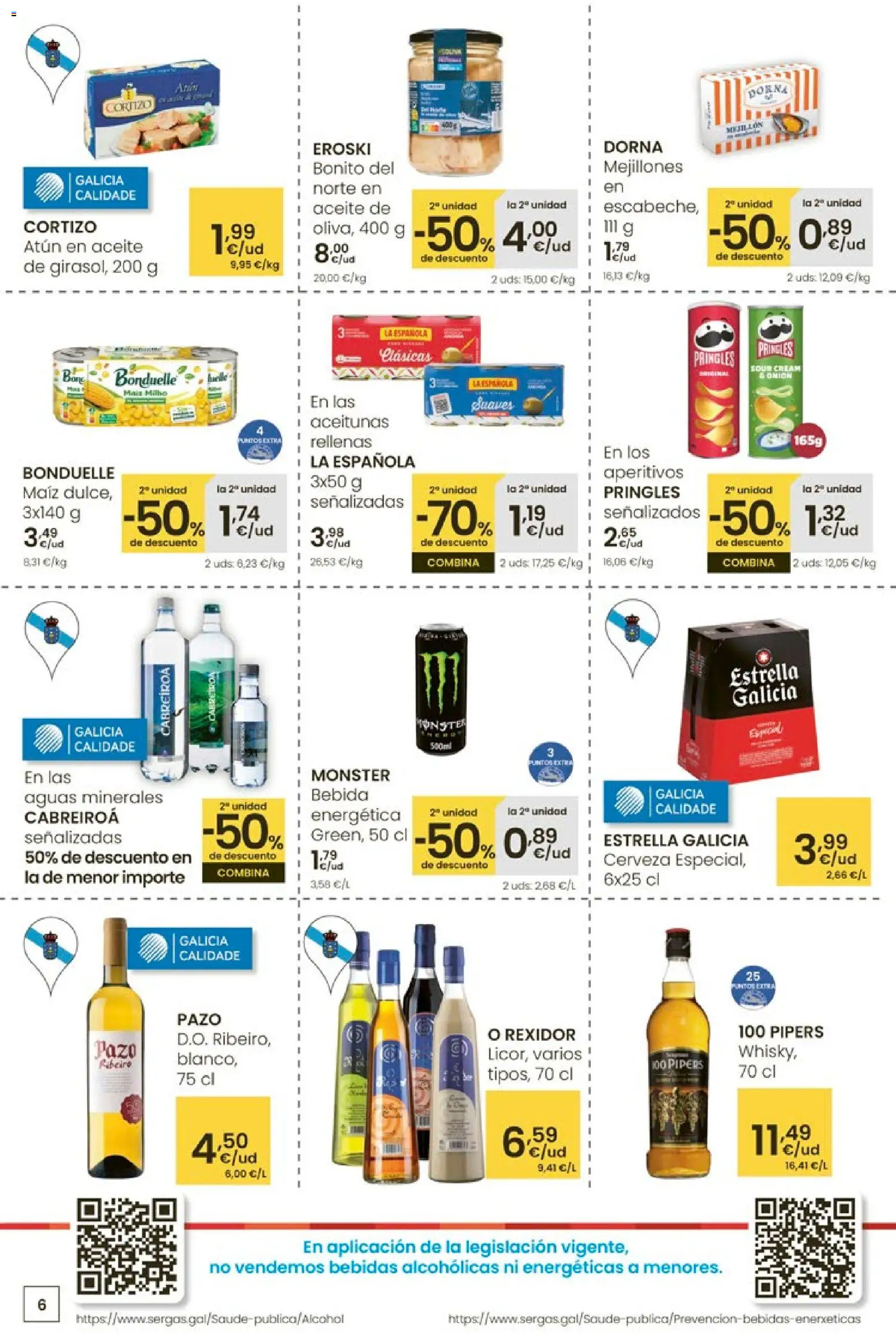 Eroski - Oferta │ válido desde el 12.03.2026 | Página: 6 | Productos: Aceite, Cerveza
