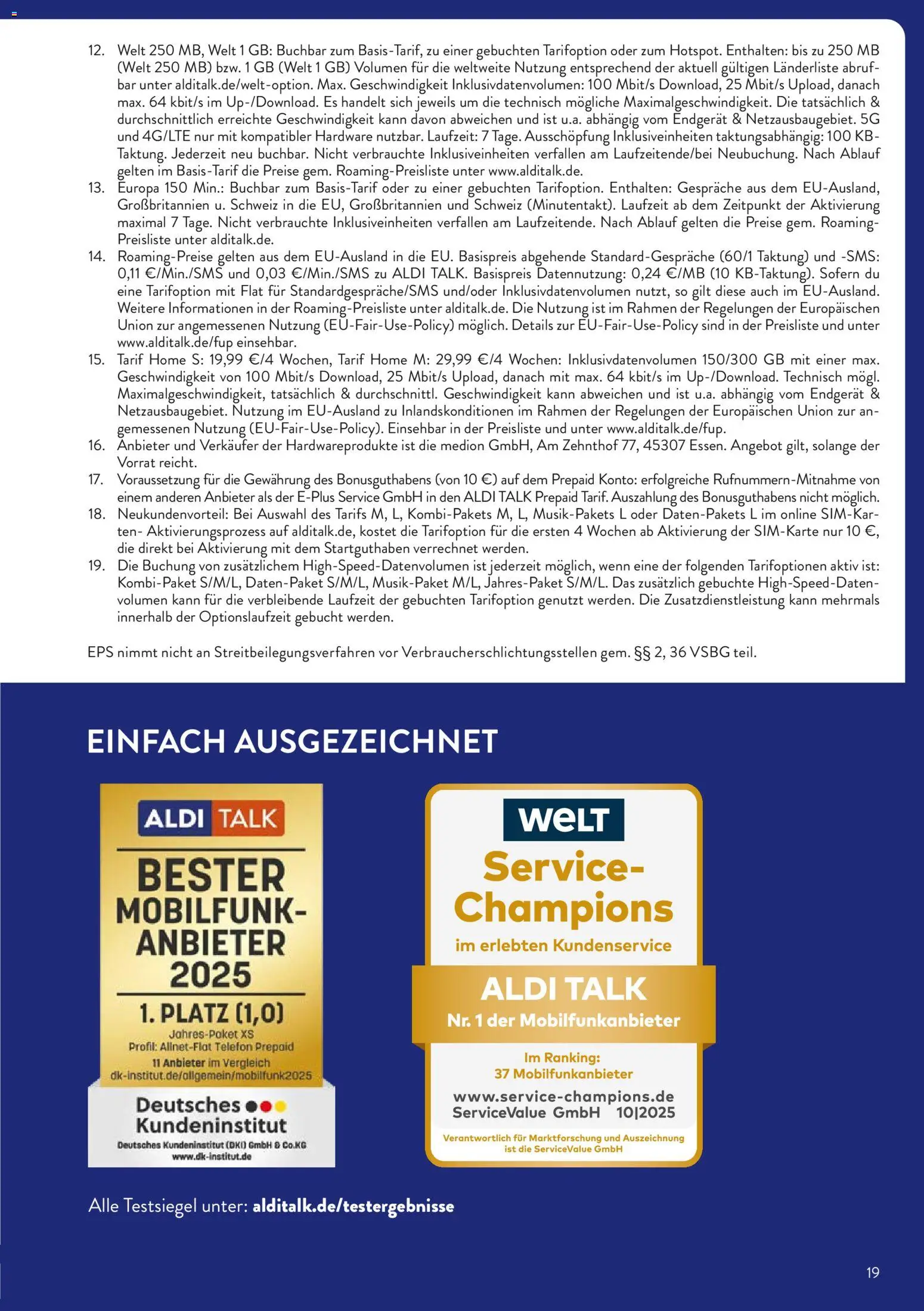 Aldi Talk – gültig ab 28.01.2026 | Seite: 19 | Produkte: Telefon