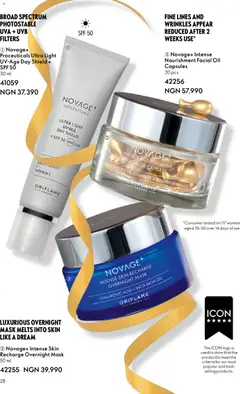 Offer preview "Oriflame - Catalogue 12/2025" | Page: 28 | Products: Čokoladni napitci, Mask, Oil