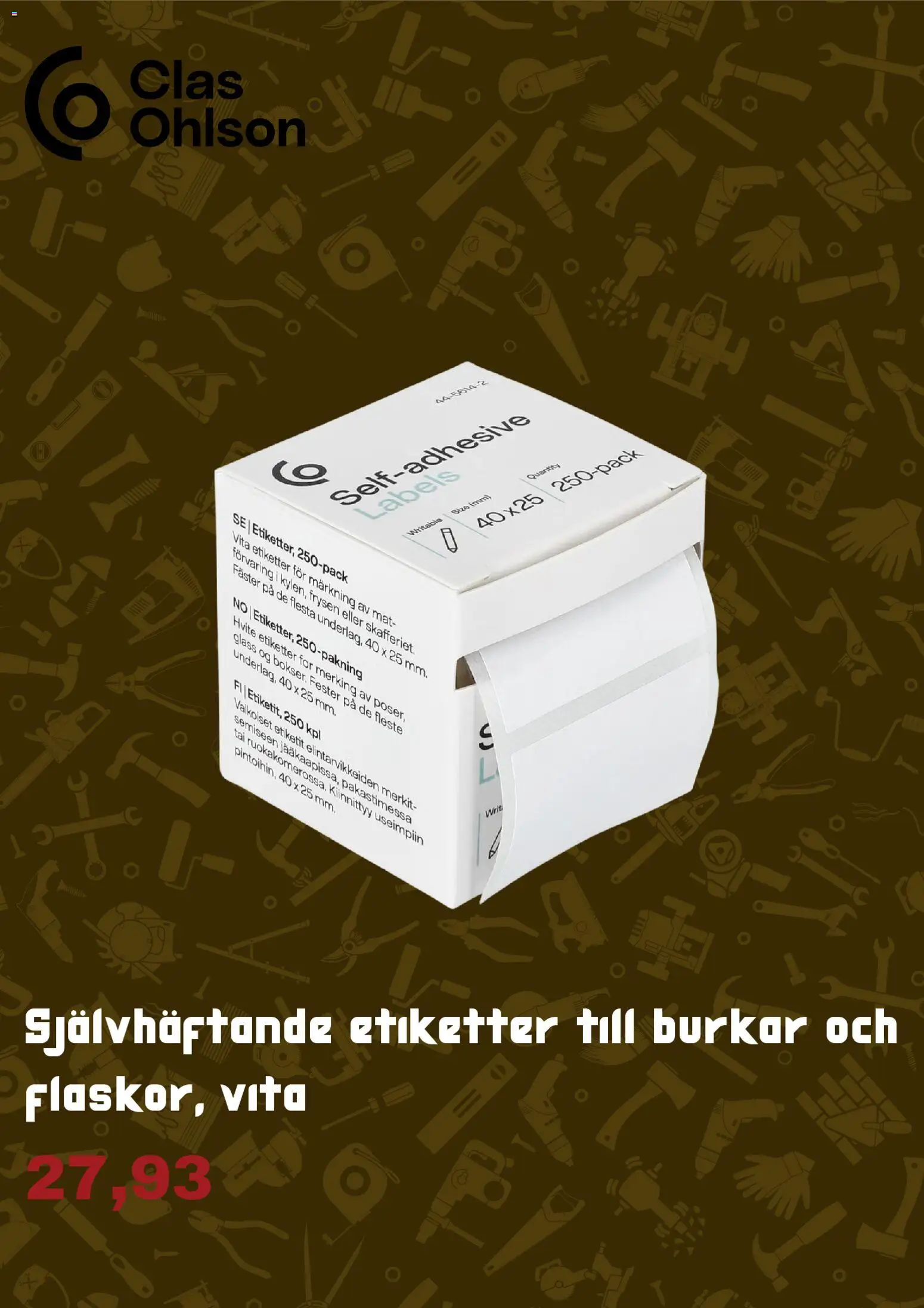 Clas Ohlson reklamblad aktuell från 05.03.2026 | Sida: 3 | Produkter: Glass