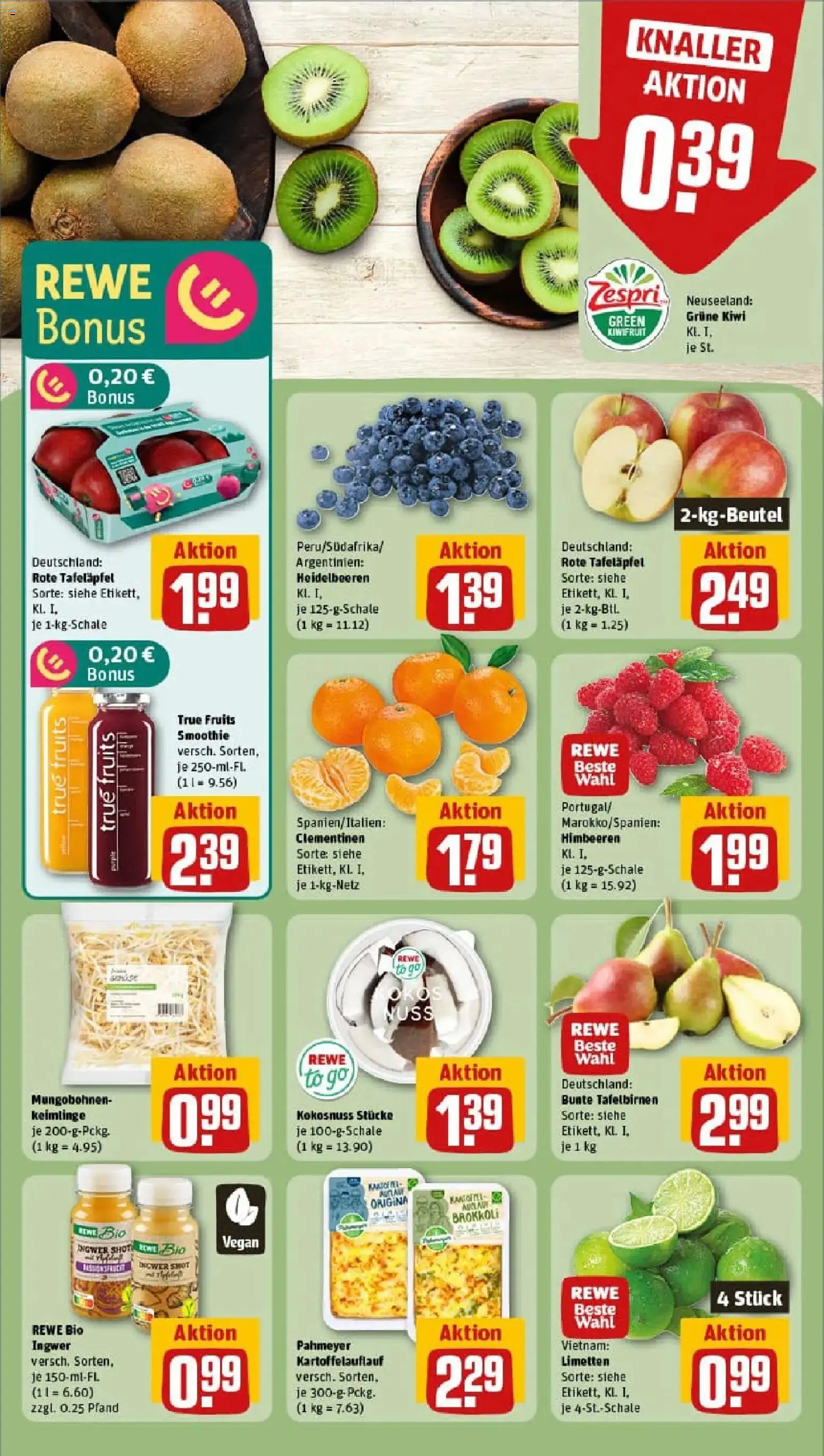 Rewe prospekt Marburg	 – gültig ab 02.11.2025 | Seite: 6 | Produkte: Himbeeren, Limetten, Brokkoli, Kiwi