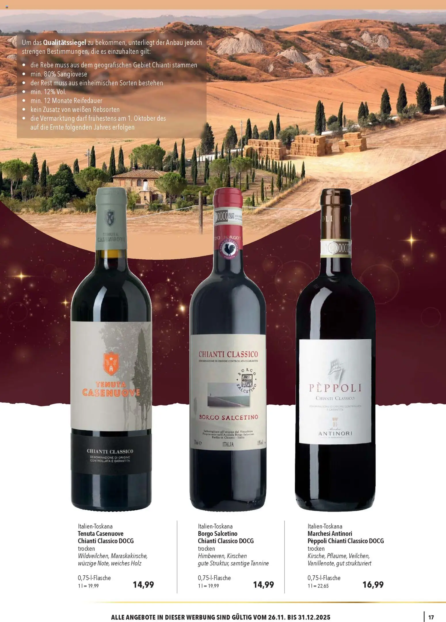 CITTI Markt - Weine zum Fest – gültig ab 26.11.2025 | Seite: 17 | Produkte: Kirschen