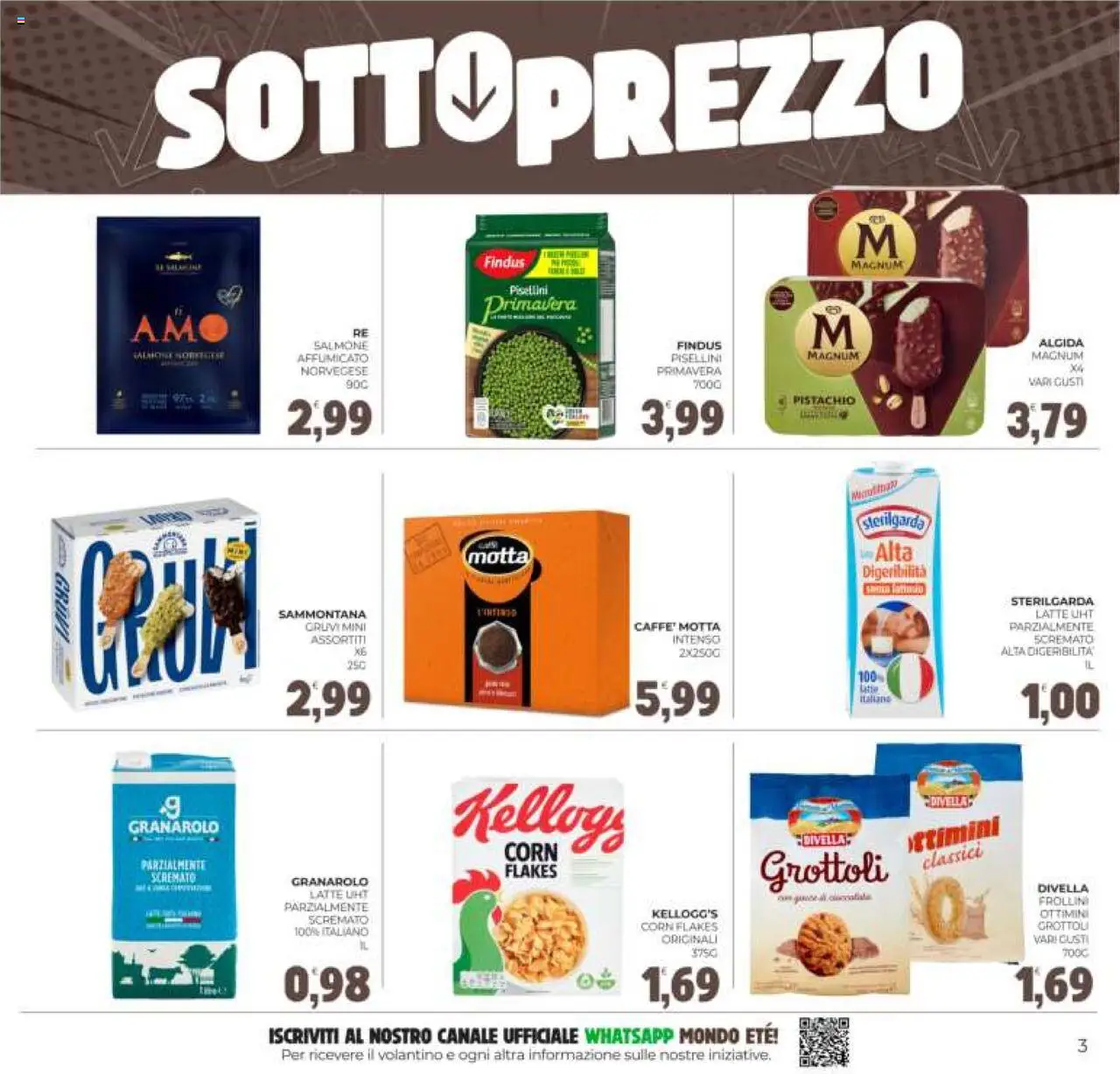 Volantino Eté del 05.08.2025 | Pagina: 3 | Prodotti: Salmone, Latte