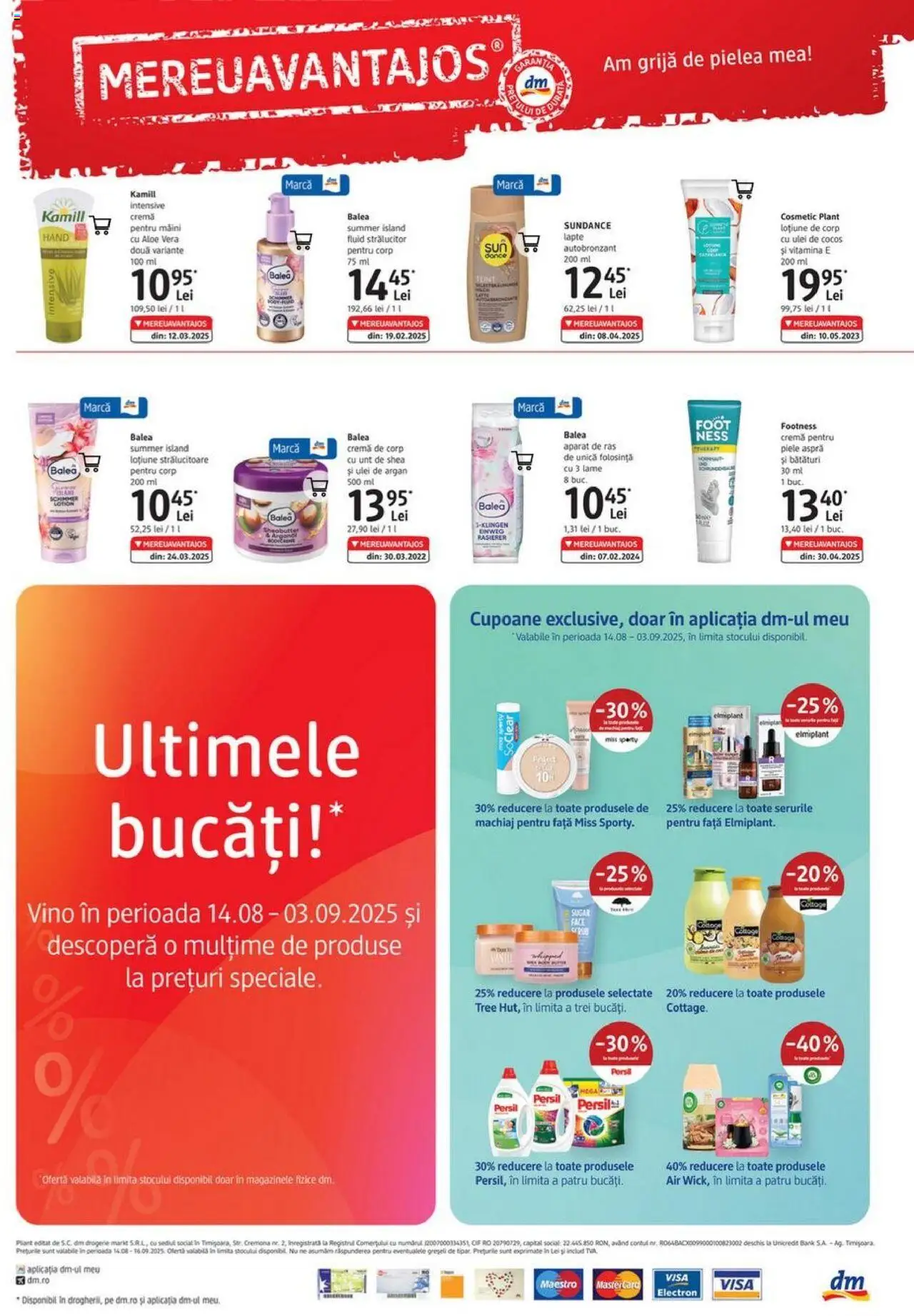 DM drogeriemarkt catalog - Express – valabil de la 14.08.2025 | Pagină: 4 | Produse: Aloe vera, Machiaj, Lapte, Cremă