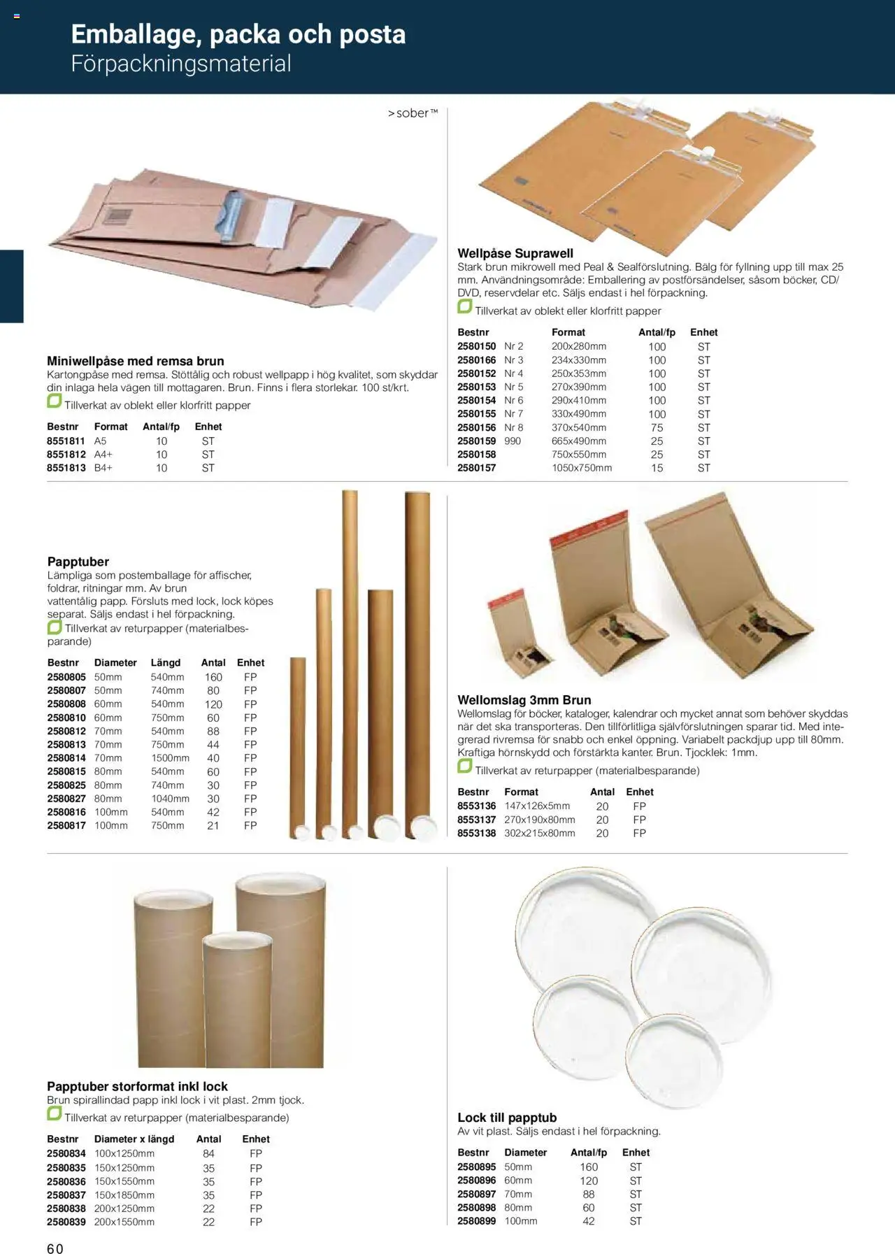 Office Depot reklamblad aktuell från 15.02.2024 | Sida: 62 | Produkter: Papper, Wellpapp