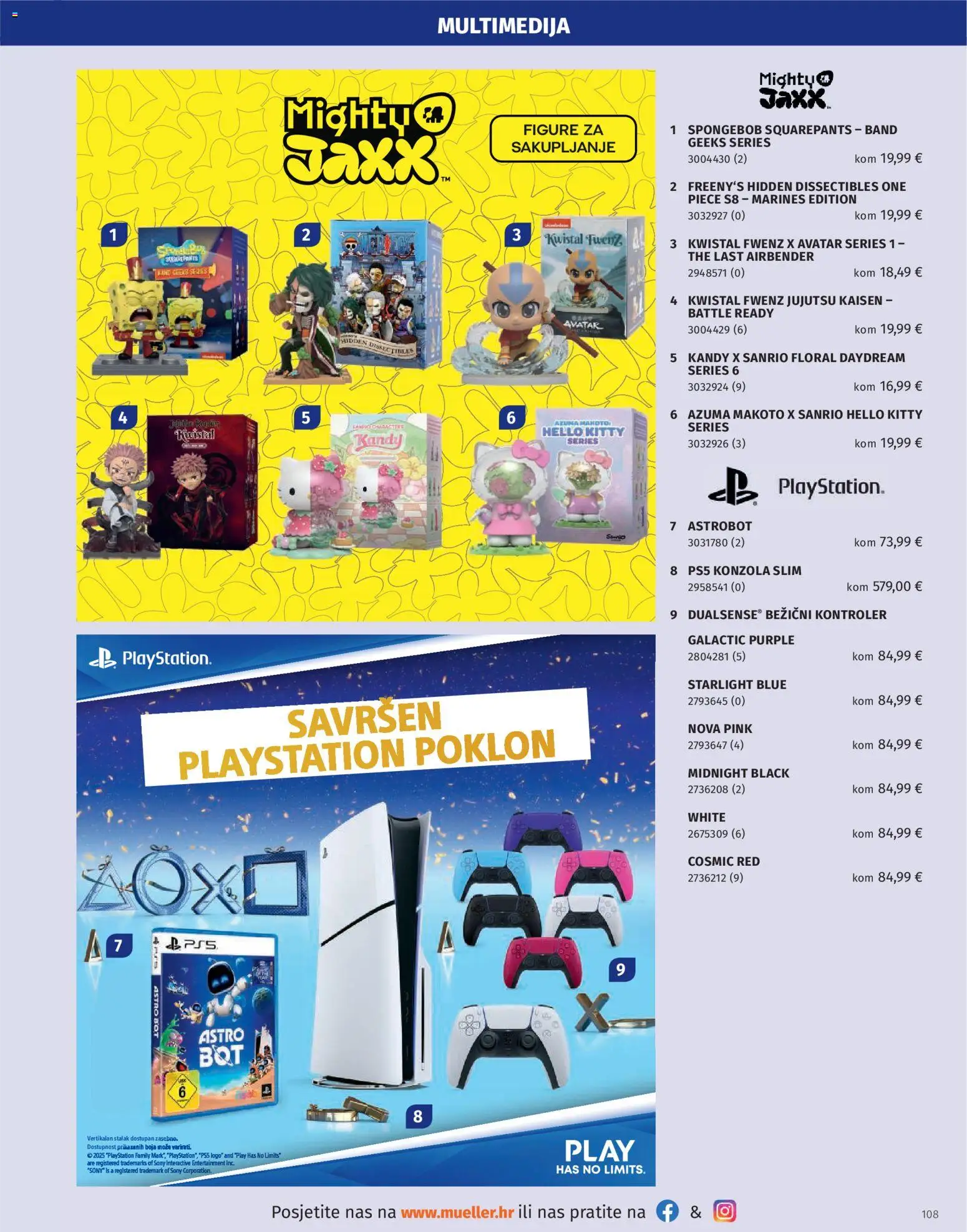 Müller katalog | vrijedi od 01.12.2025 | Stranica: 108 | Proizvodi: Video, Playstation