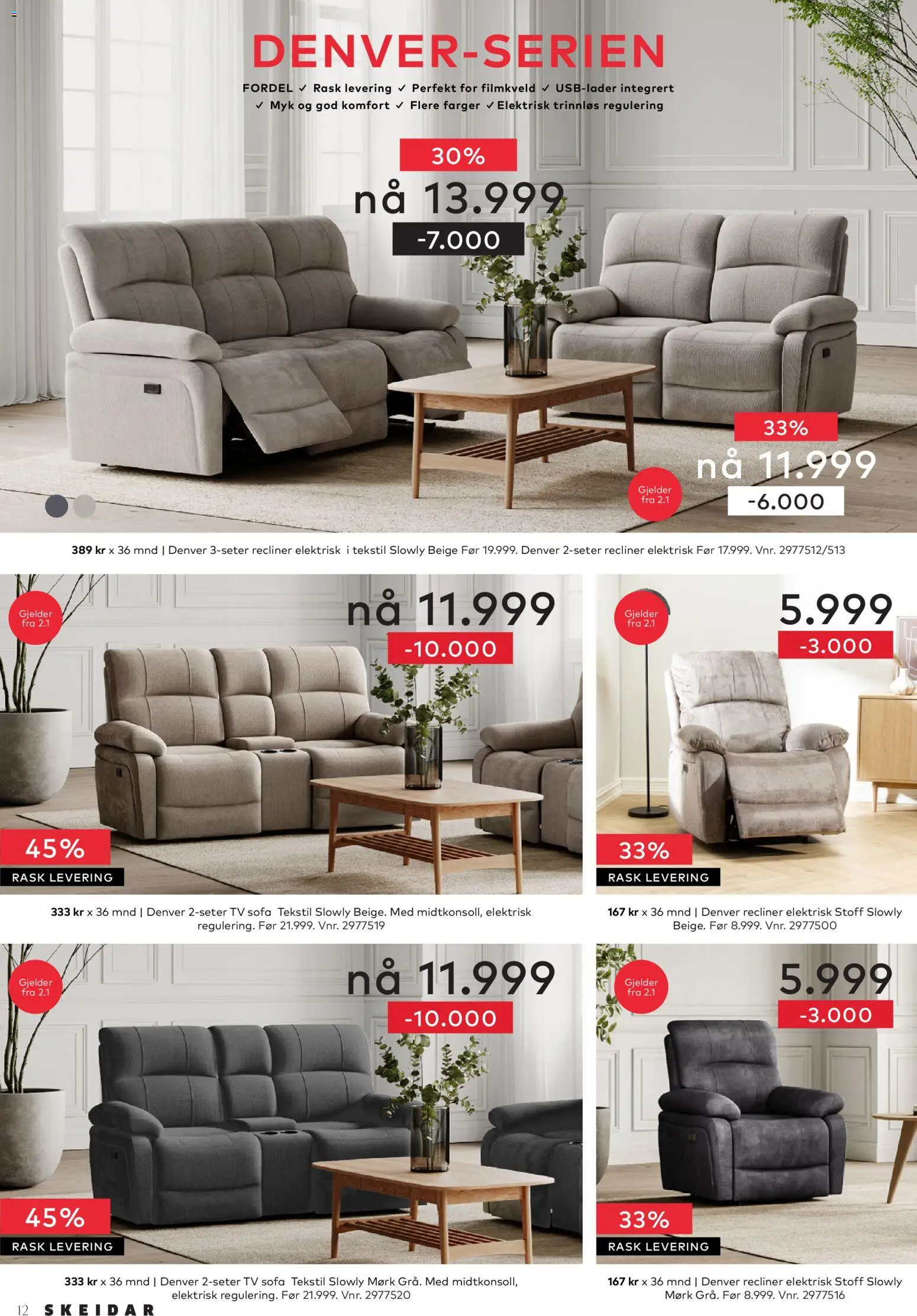 {H1} | Side: 12 | Produkter: Tv, Sofa