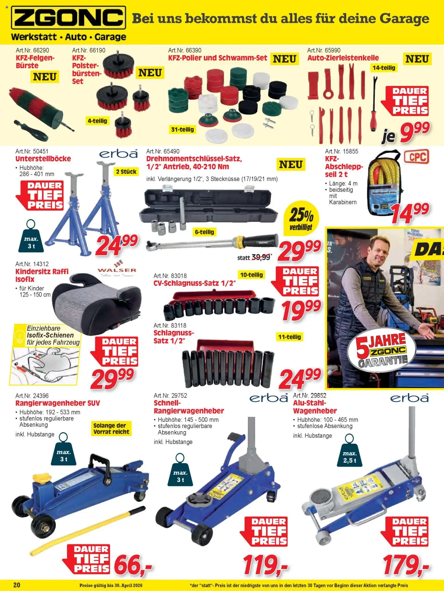 Zgonc Flugblatt April II 2026 gültig ab 14.04.2026 | Seite: 20 | Produkte: Bürste