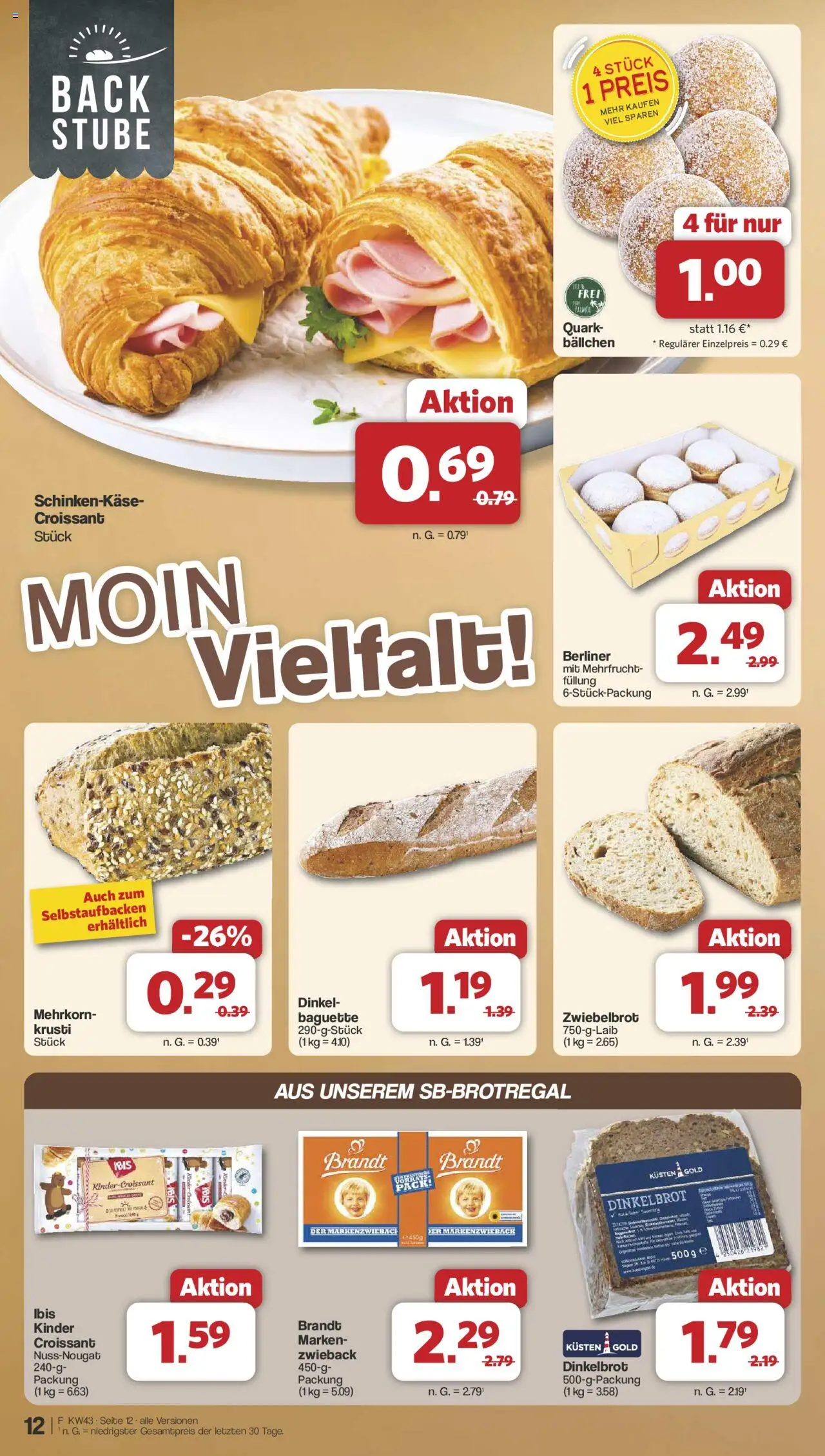 Famila Nordwest Prospekt 	 – gültig ab 20.10.2025 | Seite: 13 | Produkte: Berliner, Quark, Baguette, Croissant