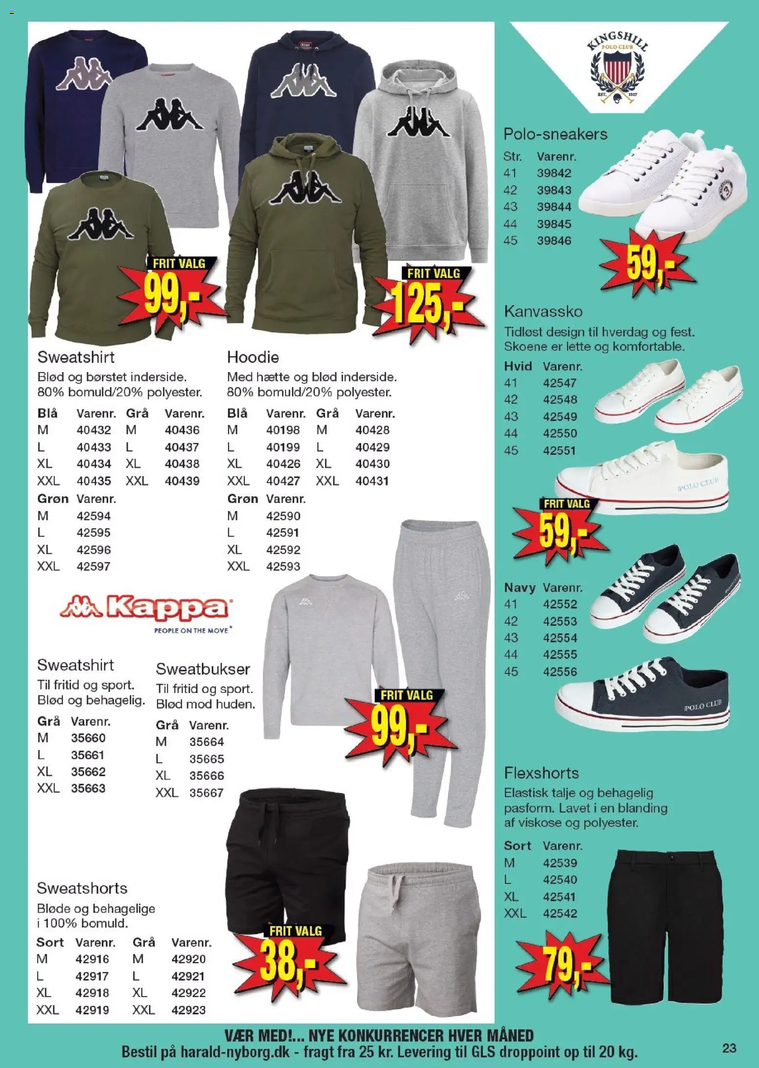 Harald Nyborg tilbudsavis – gyldig fra 02.04.2026 | Side: 23 | Produkter: Sweatbukser