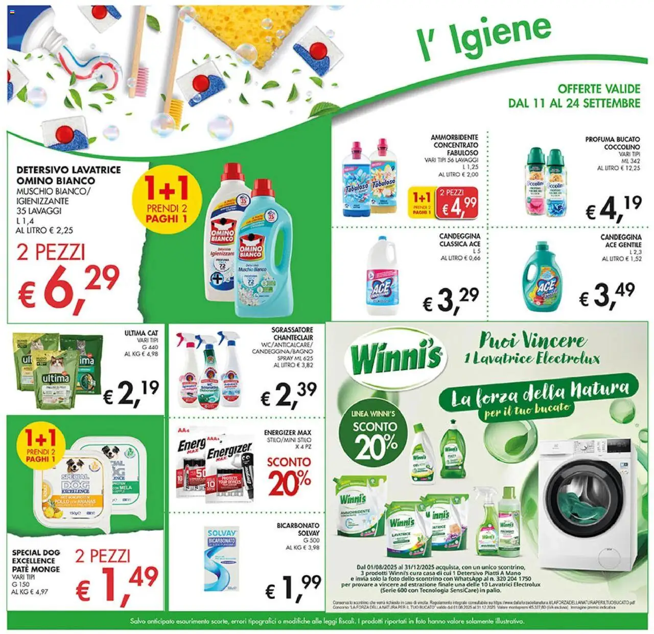 Volantino Coal del 11.09.2025 | Pagina: 25 | Prodotti: Paté, Candeggina, Sgrassatore, Ananas