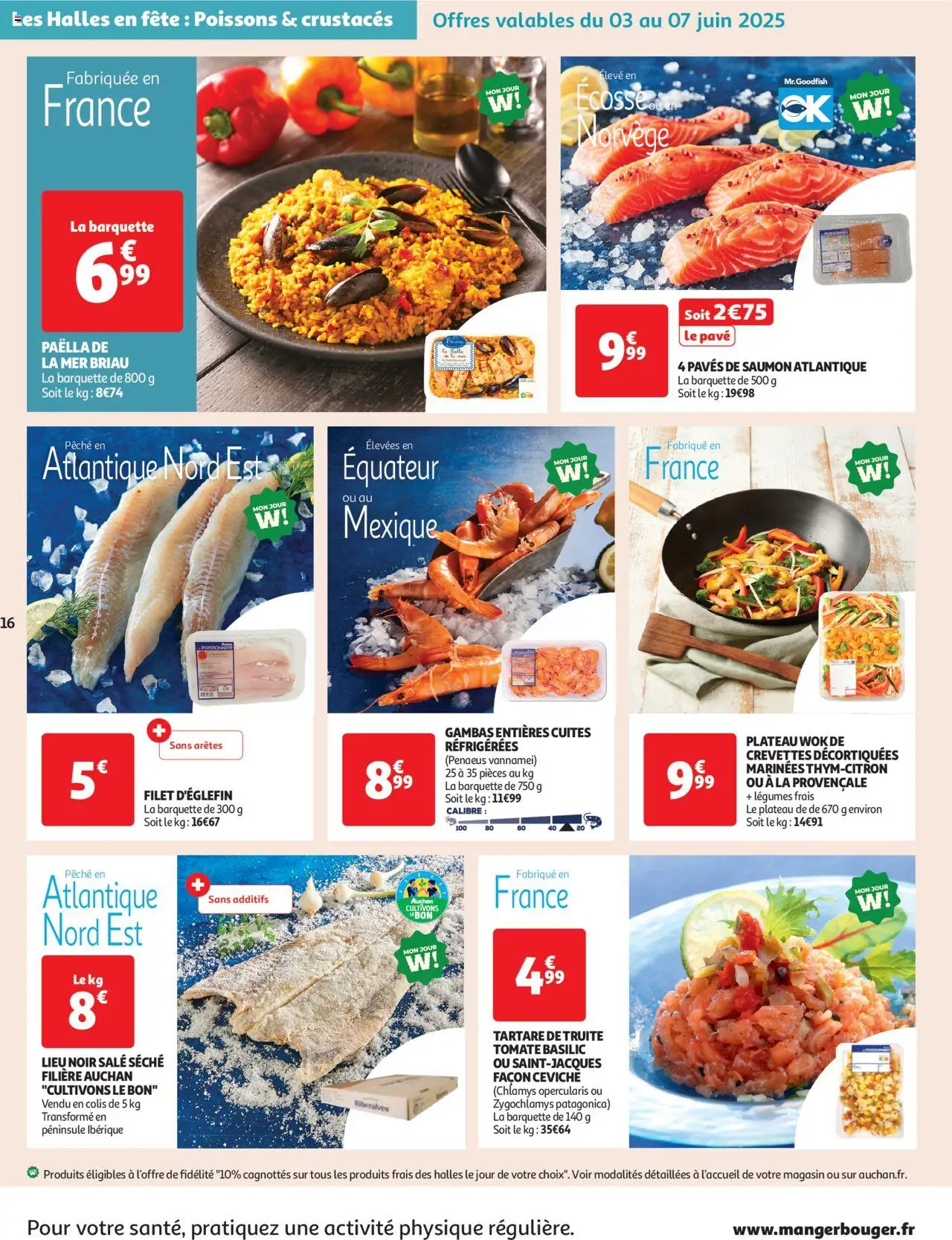  | Page: 16 | Produits: Pêche, Plateau, Crevettes, Saumon