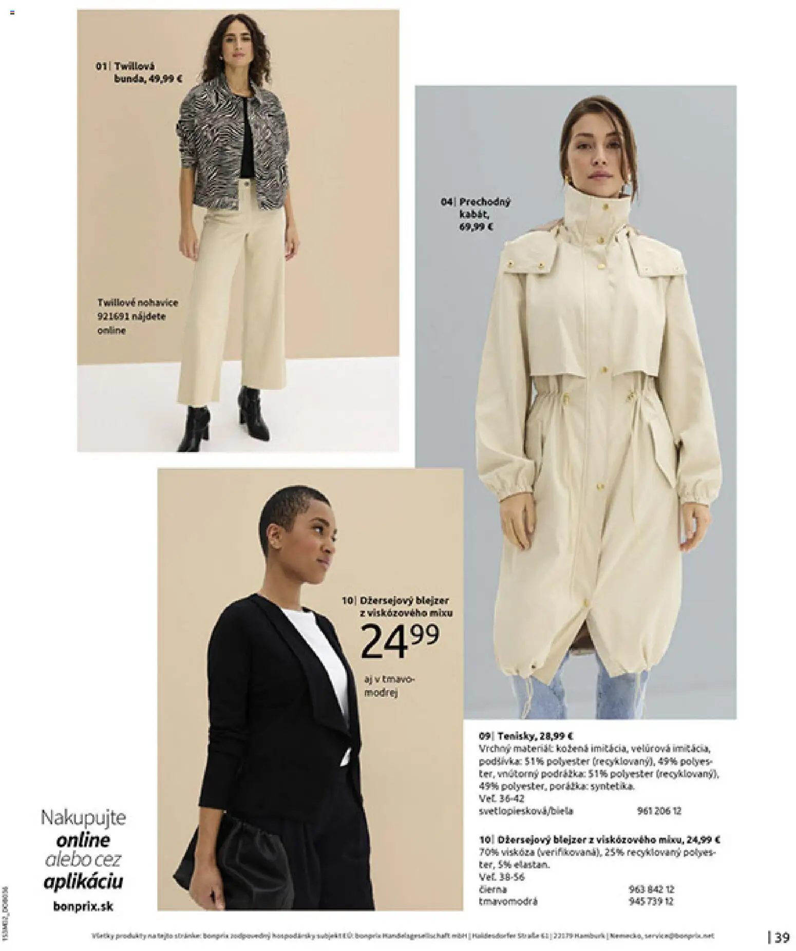 Nové Bonprix akcie – leták je platný od 20.02.2026 | Strana: 41 | Produkty: Nohavice