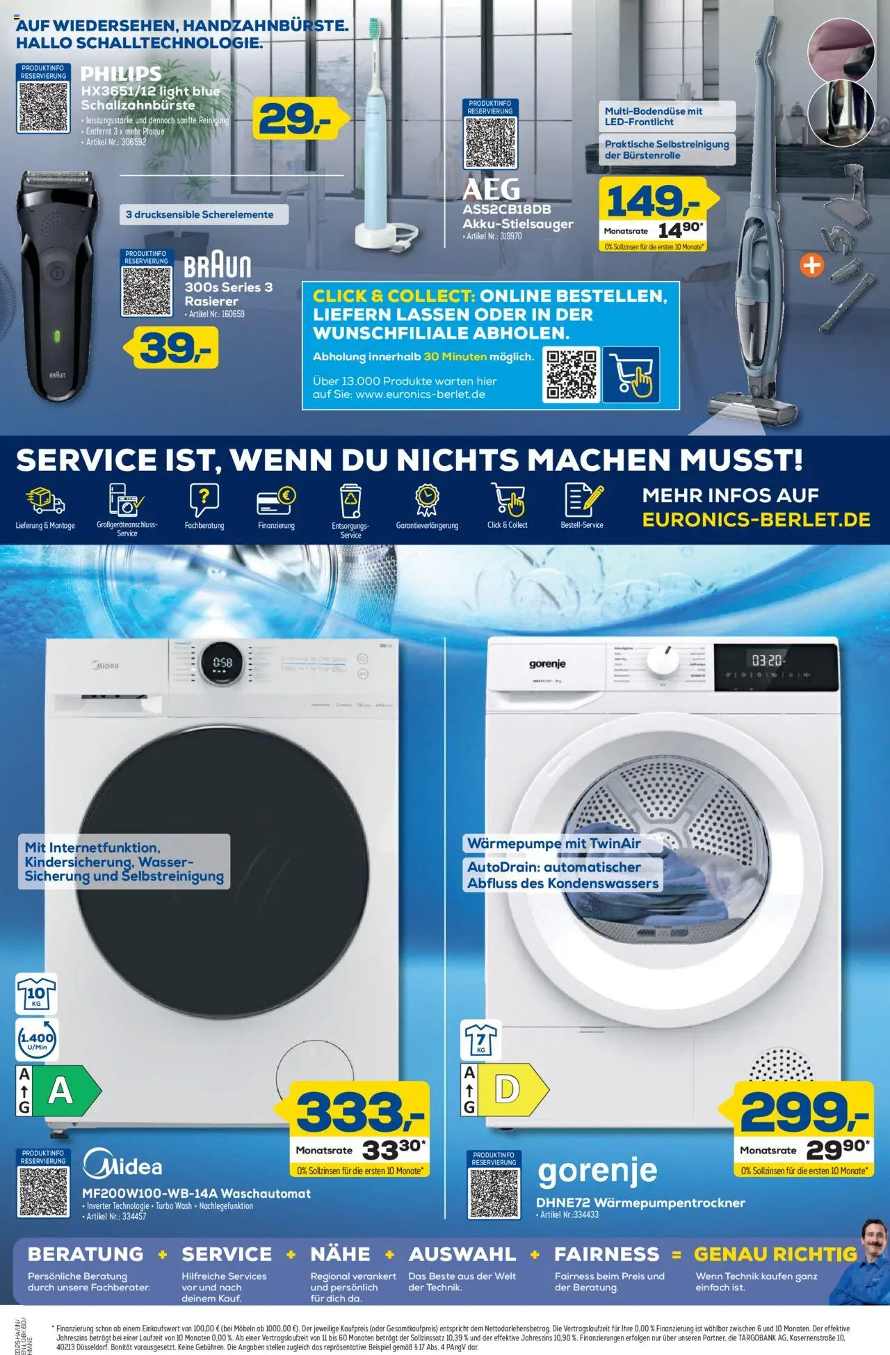 Euronics  Aktuelle Angebote - gültig ab dem 06.08.2025 | Seite: 6 | Produkte: Philips, Gorenje, Rasierer, Wasser