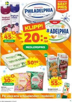 Stora Coop - erbjudanden - Förhandsvisning av reklamblad från butik Stora Coop aktuell från 29.12.2025 | Sida: 11 | Produkter: Säng, Bregott, Jordgubbar, Mango