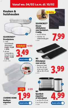Lidl Folder week 6 - Voorbeeld van een folder van Lidl, geldig van 04.02.2026 | Pagina: 42 | Producten: Koelkast, Servies