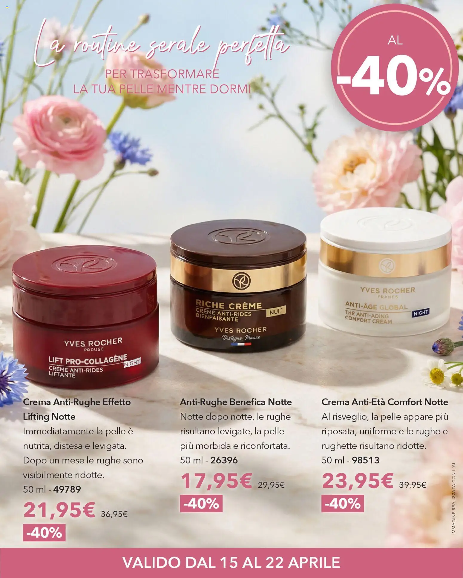Volantino Yves Rocher del 15.04.2026 | Pagina: 5 | Prodotti: Crema, The