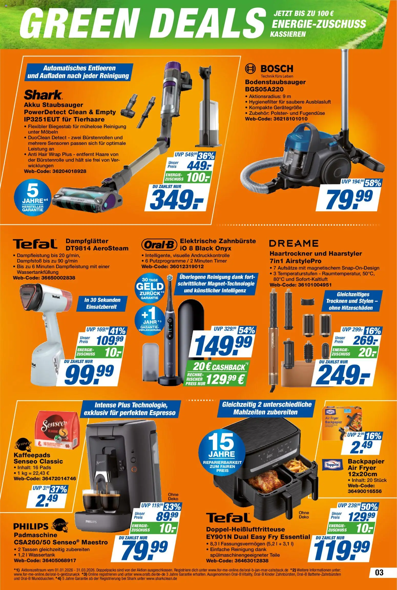 Expert Prospekt 	 – gültig ab 23.01.2026 | Seite: 3 | Produkte: Bosch, Philips, Haartrockner, Zahnbürste
