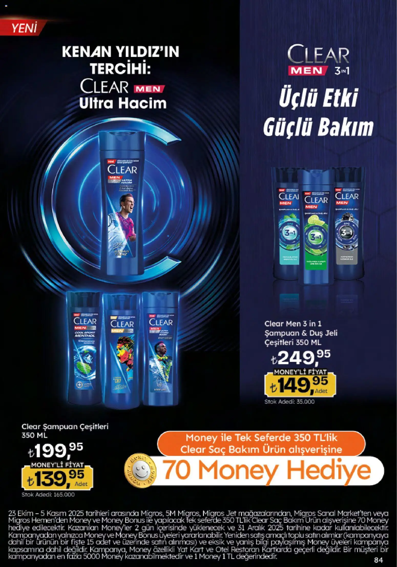 Migros Katalog - Migroskop - 23.10.2025 tarihinden itibaren geçerlidir | Sayfa: 84 | Ürünler: Makyaj, Yağ, Su, Tuz